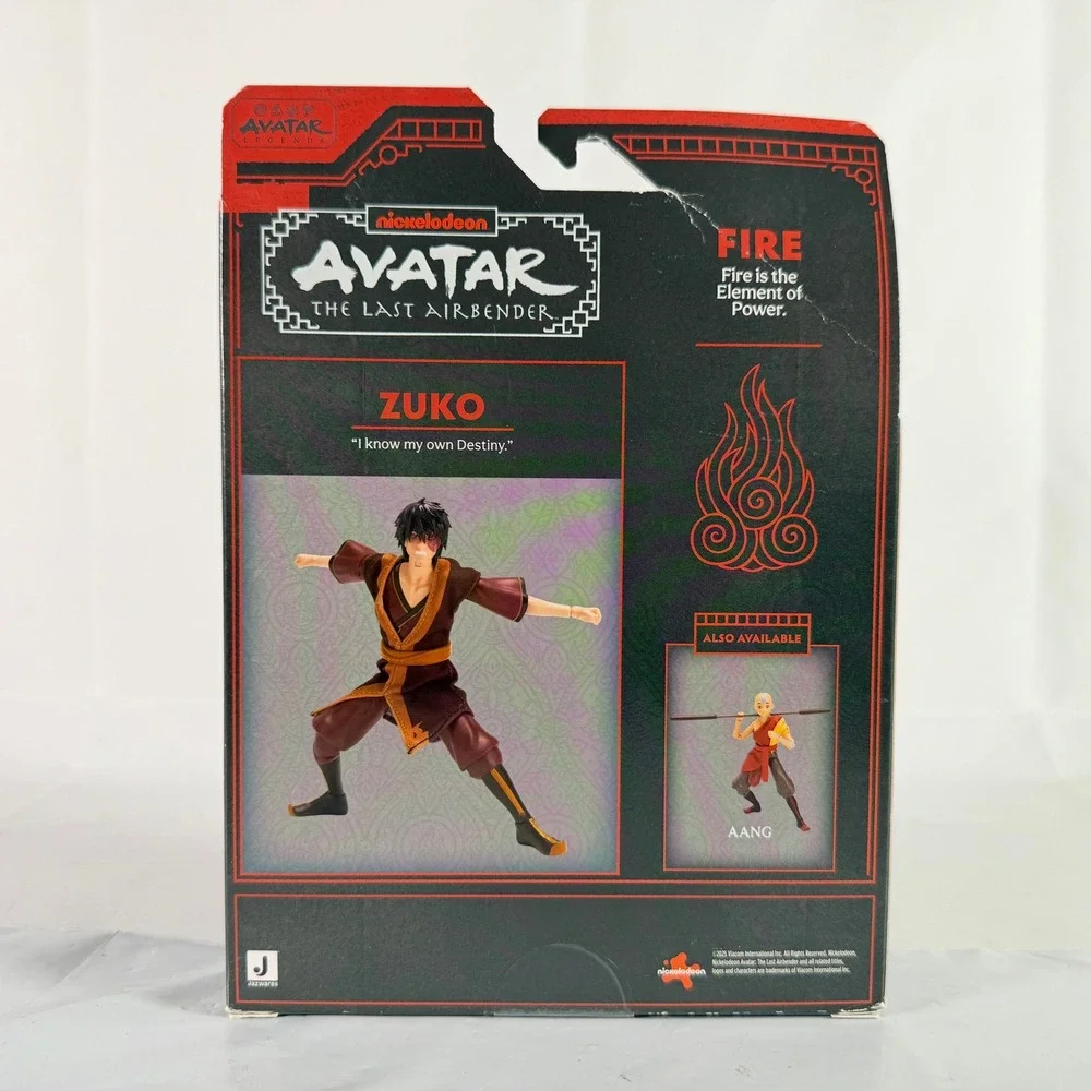 Avatar The Last‎ Airbender Zuko Book 3 Action Figure Damaged Box Jazwares New
